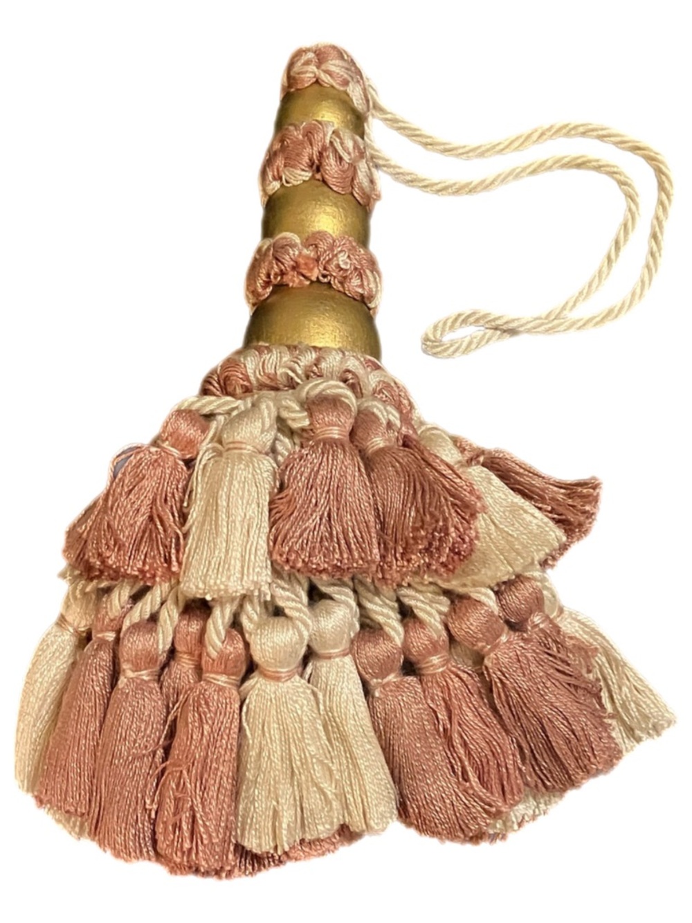 Gigantic Tassel - Rose / Off White